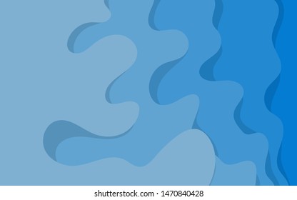 abstract paper art style  design layout for business presentations  flyers  posters  prints  decoration  cards  brochure cover. Paper cut background. Abstract realistic paper decoration for design
