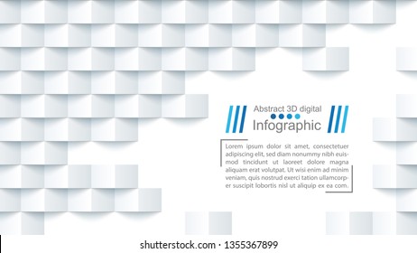 Abstract paper background - origami template. Vector eps 10