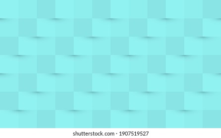 Abstract paper background with and shadows in light blue colors