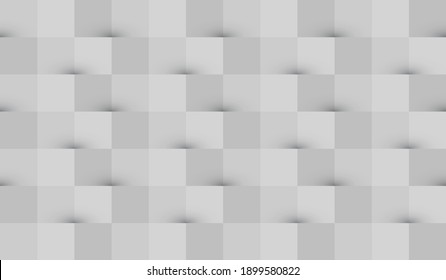 Abstract paper background with and shadows in white and gray colors