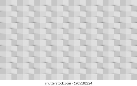Abstract paper background with and shadows in white and gray colors
