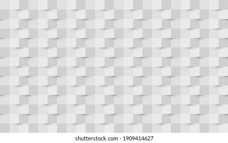 Abstract paper background with and shadows in white and gray colors