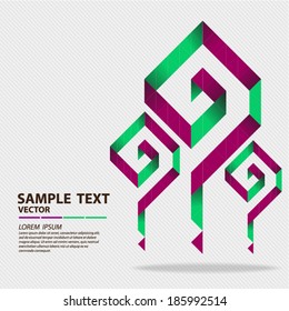 Abstract Paper background vector