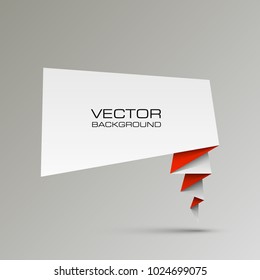 Abstract paper banner set. The flat form advertising text banner poster. The flat banner image. Advertising Design shape. Vector label ribbon tag. Straight arrow ribbon banner
