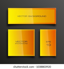 Abstract paper banner set. The flat form advertising text banner poster. The flat banner image. Advertising Design shape. Vector label ribbon tag. Straight arrow ribbon banner