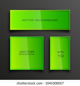 Abstract paper banner set. The flat form advertising text banner poster. The flat banner paper image. Advertising design shape. Vector label ribbon tag. Straight arrow ribbon banner