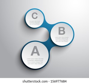 Abstract paper banners / panel template for business design, infographics,step presentation, progress, number options, websites or workflow layout. Clean and modern style