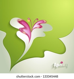 Abstract paper butterfly