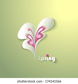 Abstract paper butterfly