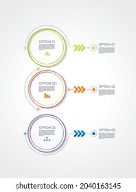 Resumen de infografías de círculo de papel con plantilla de opciones. Se puede utilizar para el diagrama, datos, opciones de paso, banner, diseño web.