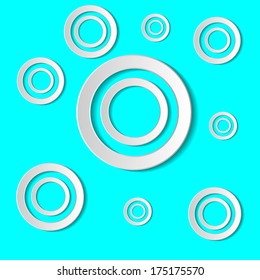 Abstract paper circles
