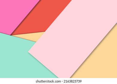 Abstract paper is a colorful background creative design for pastel wallpaper.