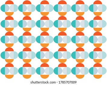Abstract paper is colorful background. Geometry minimalistic artwork poster with simple shapes and figures. Abstract vector pattern design in Scandinavian style for branding, web banner, business.