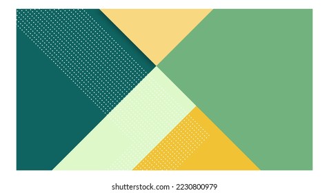 Abstract Paper Colorful Background with Memphis Papercut Style and Pastel Color for Wallpaper