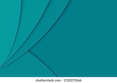 fondo 3d de corte de papel abstracto. plantilla vectorial de diseño con espacio vacío