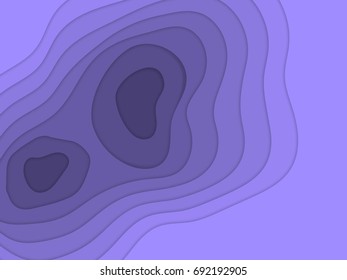 Abstract paper cut art background design. gradient texture vector banner