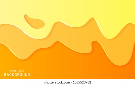 abstract paper cut background, with 3d style.