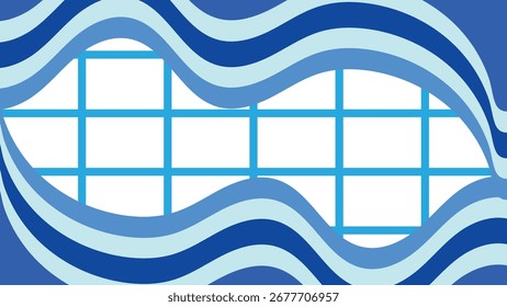 "Fondo Abstractas de papel cortado en Colores azules, verdes, rosados y amarillos, Plantilla de estilo de arte de talla de Vector para cubiertas, volantes, carteles y proyectos de diseño creativo"