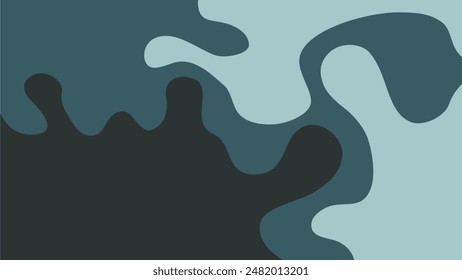 Abstract Paper Cut Background Brown