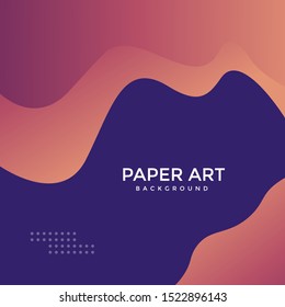 Abstract paper cut background. Colored layered vector 3d illustration. Vector design layout for  posters and background.