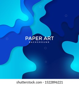 Abstract paper cut background. Colored layered vector 3d illustration. Vector design layout for  posters and background.