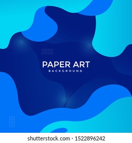 Abstract paper cut background. Colored layered vector 3d illustration. Vector design layout for  posters and background.
