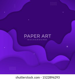 Abstract paper cut background. Colored layered vector 3d illustration. Vector design layout for  posters and background.