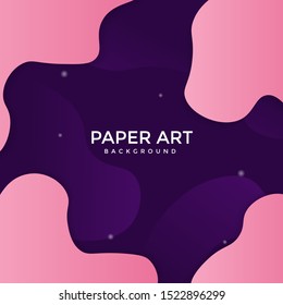 Abstract paper cut background. Colored layered vector 3d illustration. Vector design layout for  posters and background.