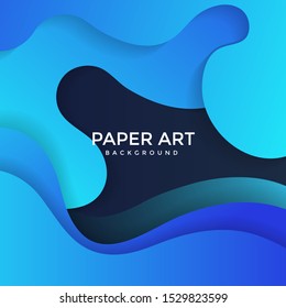 Abstract paper cut background. Colored layered vector 3d illustration. Vector design layout for  posters and background.