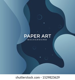 Abstract paper cut background. Colored layered vector 3d illustration. Vector design layout for  posters and background.