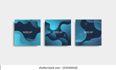 Abstract paper cut background. Colored layered vector 3d illustration. Vector design layout for  posters and background.