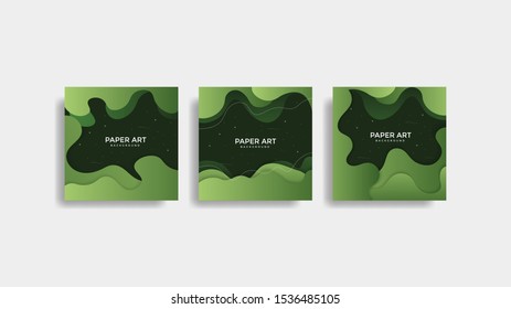 Abstract paper cut background. Colored layered vector 3d illustration. Vector design layout for  posters and background.