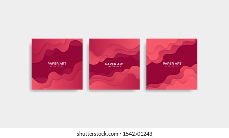 Abstract paper cut background. Colored layered vector 3d illustration. Vector design layout for  posters and background.