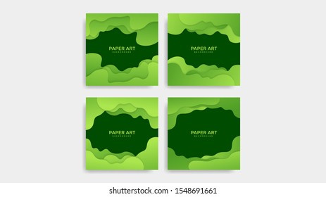 Abstract paper cut background. Colored layered vector 3d illustration. Vector design layout for  posters and background.