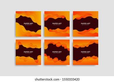 Abstract paper cut background. Colored layered vector 3d illustration. Vector design layout for  posters and background.