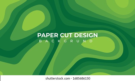 Fondo de corte de papel abstracto. Ilustración 3d del agujero vectorial de capas coloreadas. Diseño de vectores para presentaciones de negocios, volantes, carteles e invitaciones. Arte de tallado de papel.
