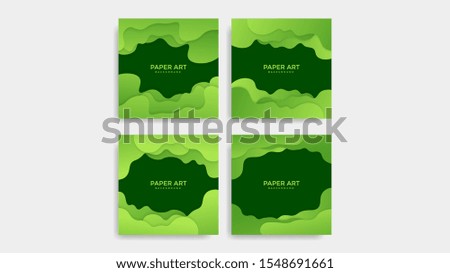 Abstract paper cut background. Colored layered vector 3d illustration. Vector design layout for  posters and background.