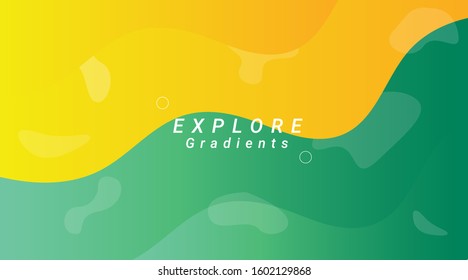 Abstract Paper Cut Background with Colorful Gradient