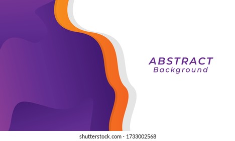 Abstract Paper Cut Background with Colorful Gradient