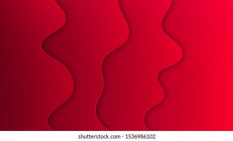 Abstract paper cut background with relief layers. Vector colorful composition with fluid wavy shapes. Applicable for wallpapers, banners, business presentations, flyers, posters and invitations.