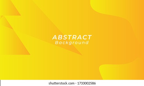 Abstract Paper Cut Background with Yellow Colorful Gradient