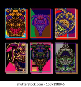 Abstract paper cut layout top view. Flyer templates with paper cut geometric. Pastel colors. Vector cover set craft paper style.