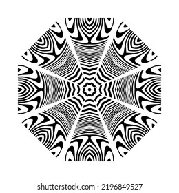 Abstract paper cut to mandala design background.Circle flower of mandala with floral ornament pattern,Vector mandala relaxation patterns unique design with nature style, Hand drawn pattern,Mandala .