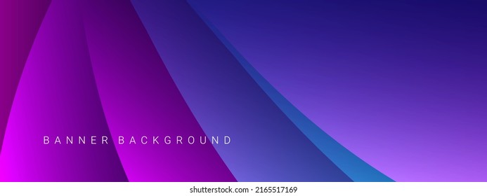 Abstract paper cut overlap flowing color lines pattern background banner template 