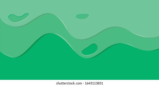 Fondo delgado de papel abstracto. Textura verde.
