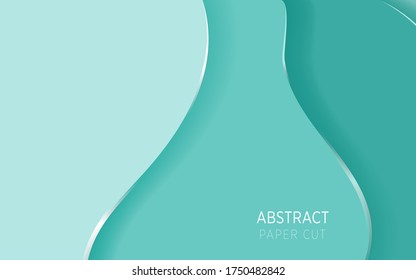 abstract paper cut slime background banner design,can be used in cover design,poster,flyer,book design,website backgrounds or advertising.vector illustration.