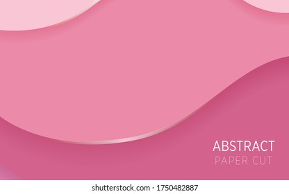 Abstraktes Papier mit schlankem Hintergrund Banner Design, kann in Cover Design, Poster, Flyer, Buchdesign, Website-Hintergründe oder Werbung verwendet werden.Vektorgrafik.