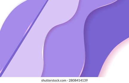 Abstract paper cut slime background banner design
