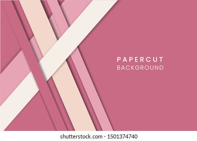 Abstract paper cut style texture for background. Papercut design layout use for banner, business, presentation, flyer, poster, print, card, brochure design, and more.