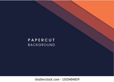 Abstract paper cut style texture for background. Papercut design layout use for banner, business, presentation, flyer, poster, print, card, brochure design, and more.